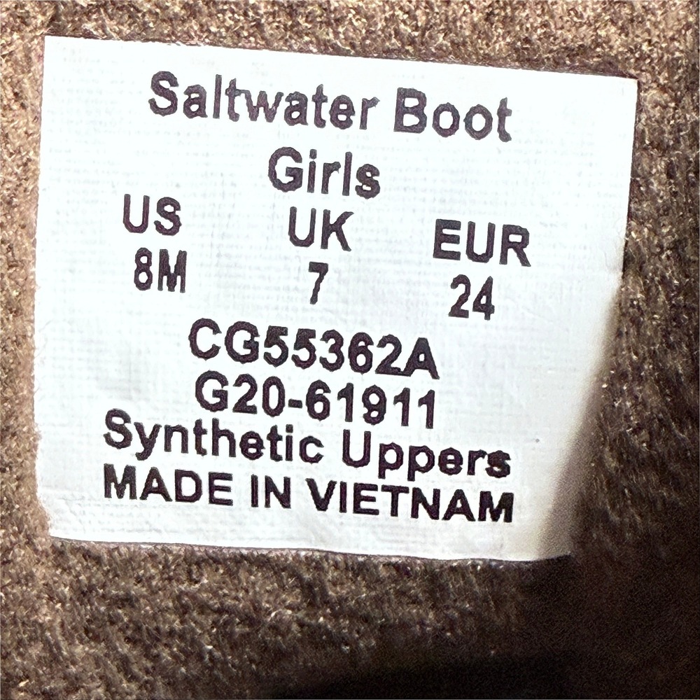 NEW‎ Sperry Saltwater Duck All Weather Boot Girls Size 8M Side Zip New w/o Tags - Picture 5 of 10